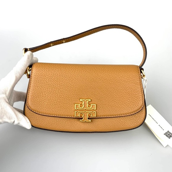 Toryburch Handbags - NWT Tory Burch Britten Convertible Crossbody Tiramisu